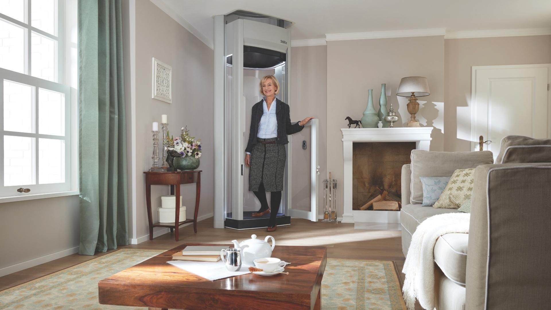 mini ascensore da interno