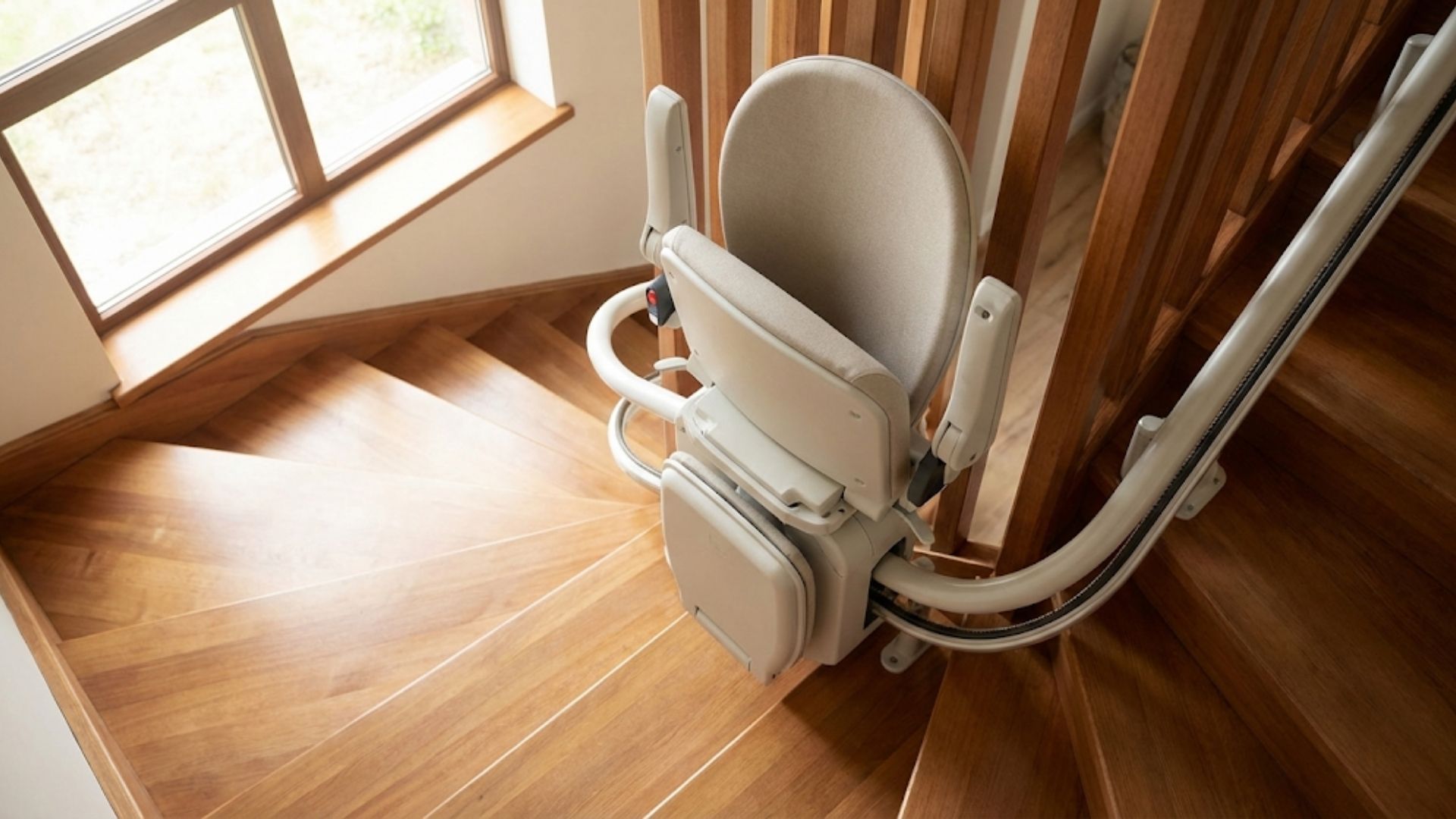 Montascale per scale curve