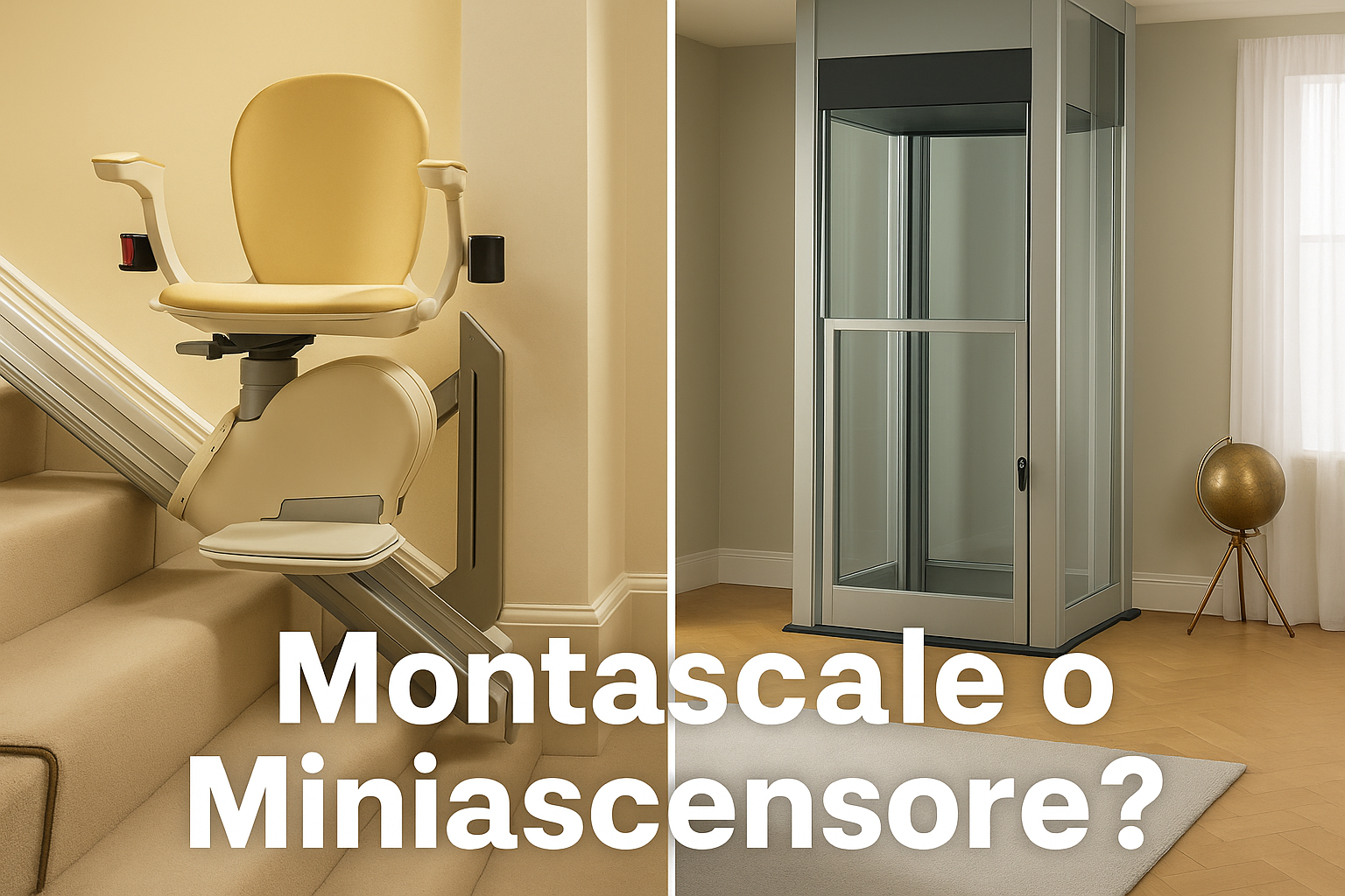 montascale e miniascensore confronto