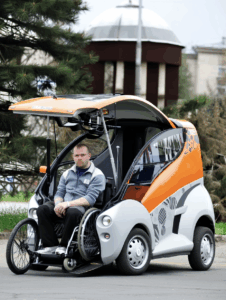 macchina per disabili 