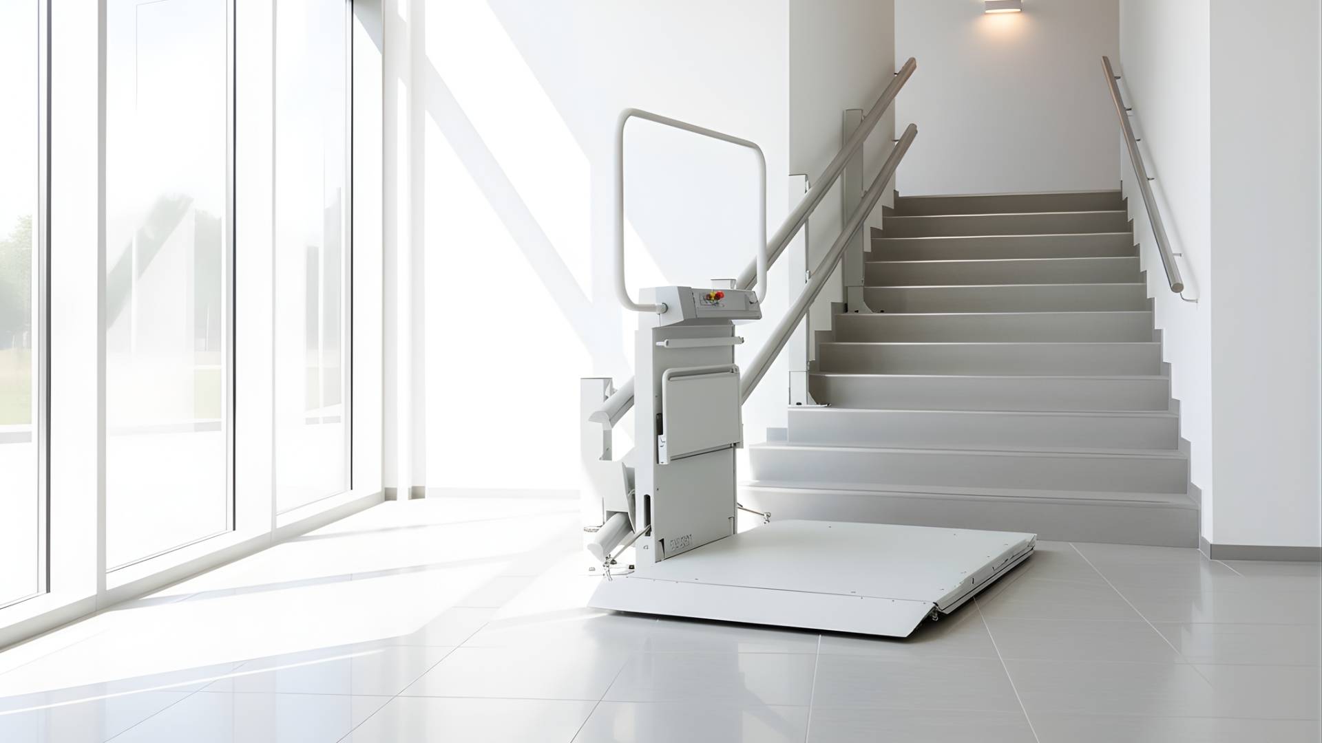 montascale con pedana