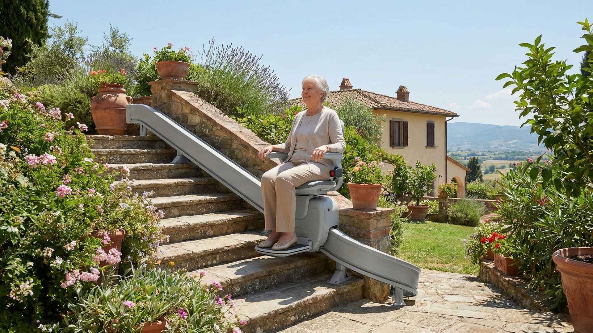 montascale per esterni