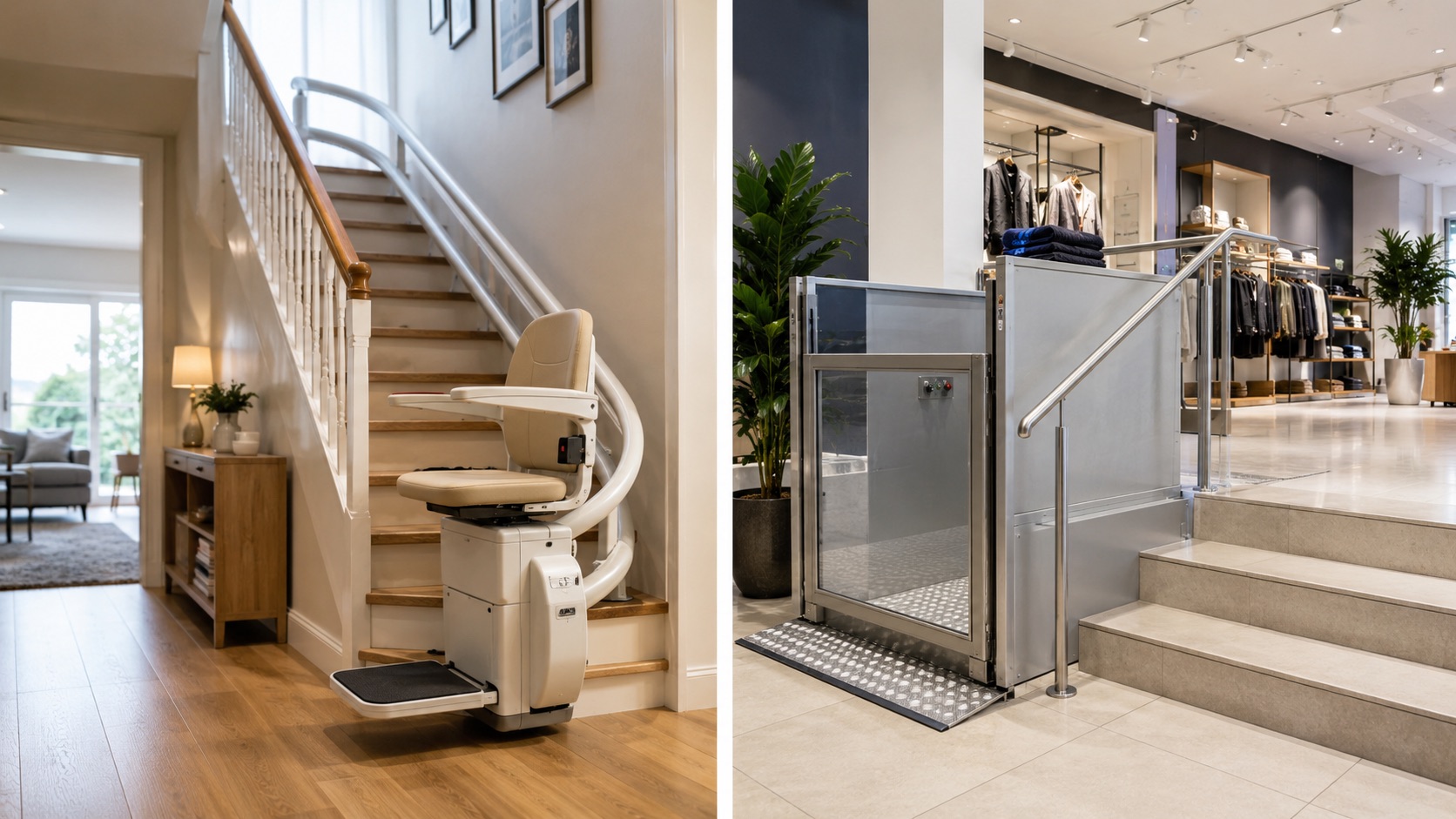 Barriere architettoniche: differenze tra soluzioni domestiche e commerciali