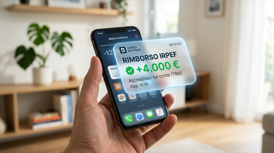 notifica rimborso irpef