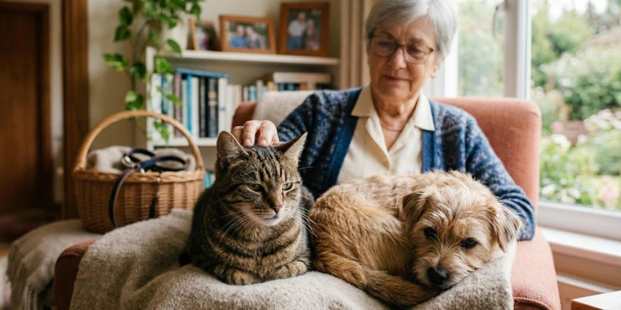 animali domestici per anziani